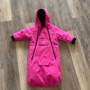 Carhartt baby girls quick duck bunting taff lined